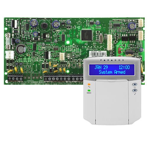 Kit Paradox Spectra Plus de 5 a 32 zonas . Central SP5500 + Teclado K32LCD+