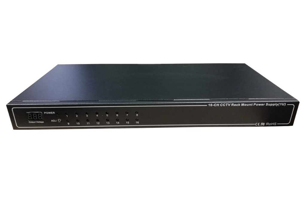 Fuente de alimentación CCTV RACK 1U 12V 20A 16CH Folksafe