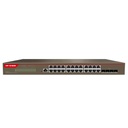 Switch inteligente gestionable 24 puertos Gigabit (10/100/1000 Mbps) + 4 puerto SFP 10G L3 IP-COM