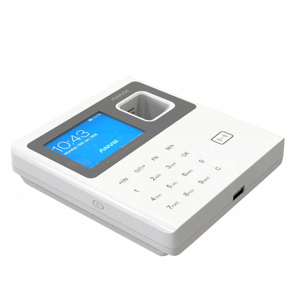 Terminal de Control de Presencia ANVIZ W1Pro  Biométrico, teclado , 125KHz