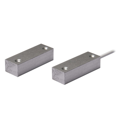 Contacto electromagnético aluminio Cableado superficie puertas metálicas 