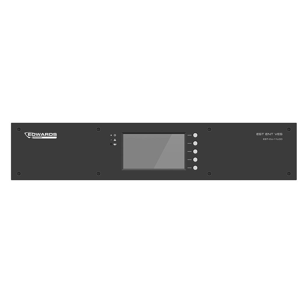 Control unit with LCD, Rackable 19" (11 control slots) Aritech