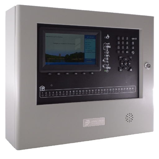 [JBE-P2L1.2LE] Central de detección y alarma de incendios analógica de 2 lazos (400 dispositivos) ampliable hasta 4 lazos Jade Bird