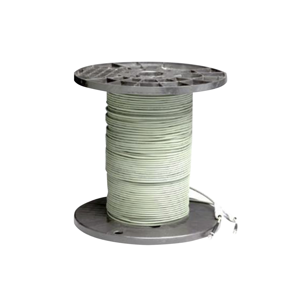 Cable sensor dúplex de 4 mm por metro; chaqueta exterior duradera, puede usarse en aplicaciones sin conduit