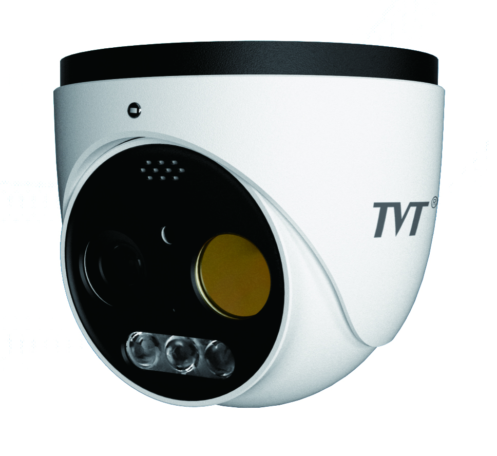 Cámara térmica Dual Turret IP Lente térmico de 7mm y Lente Óptico de 8mm