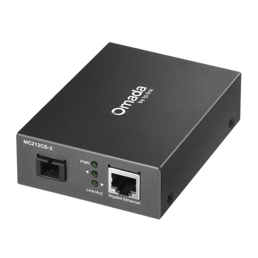 [MC212CS-2] Convertidor de medios Omada Gigabit WDM 2km Rx 1550nm - Tx 1310nm