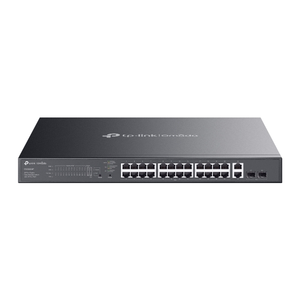 Switch Omada Gestionable 28 Puertos Gigabit con 24 Puertos PoE+