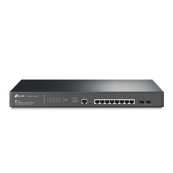 Switch Gestionable JetStream  8 puertos 2.5Gbps PoE+ y 2 puertos 10GE SFP+