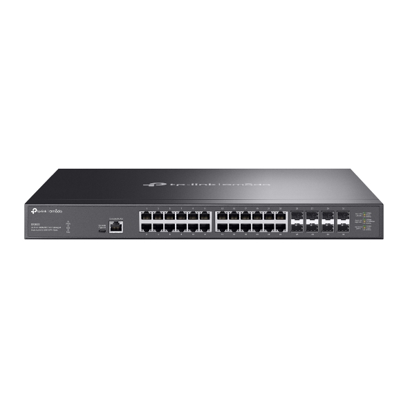 Switch Omada Gestionable L2+ 24 Puertos 10GBase-T y 8 Puertos 10GE SFP+ SX3832