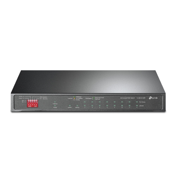 Switch sobremesa Gigabit 10 puertos 8PoE + TL-SG1210MP