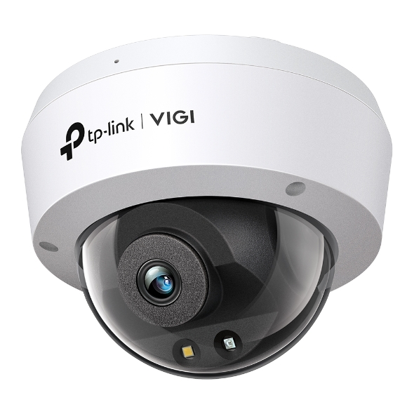 Cámara IP VIGI domo 4MP IR y luz blanca 30m Color 24H