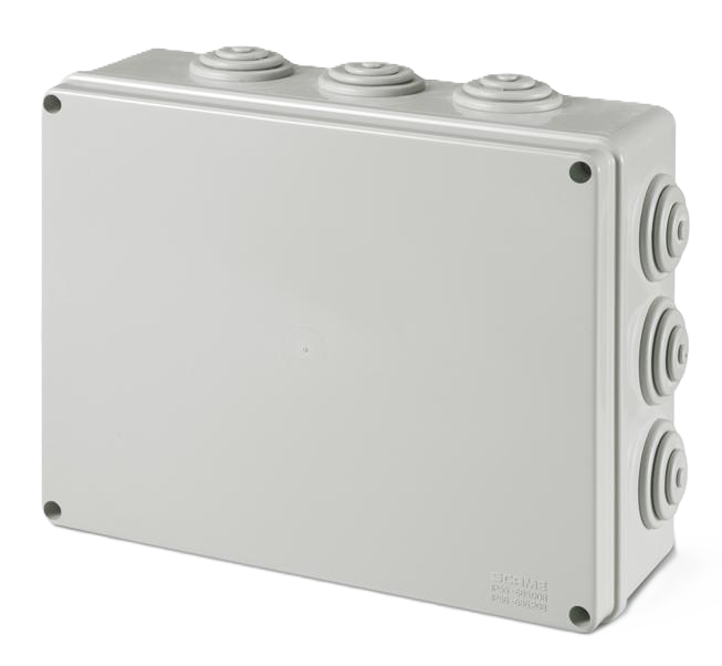 Caja para 1 módulo con carrril DIN (pequeño)